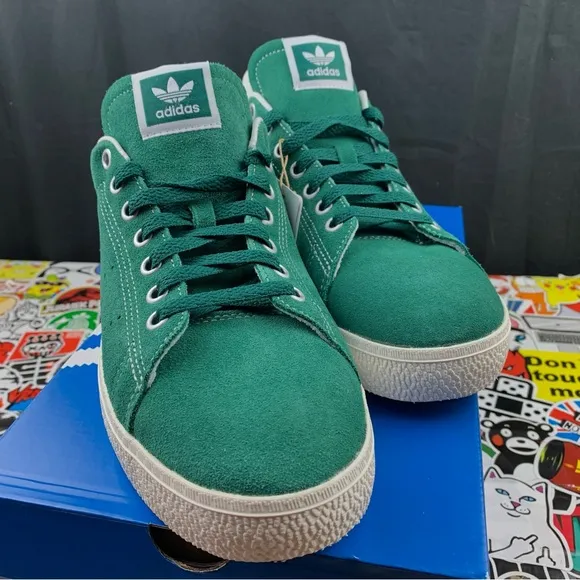 Adidas Stan CS Green Suede 9 Mens / 10.5 Women's