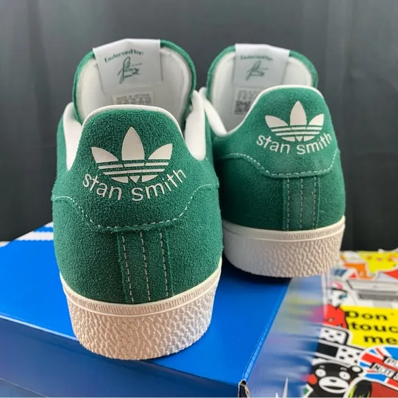 Adidas Stan CS Green Suede 9 Mens / 10.5 Women's