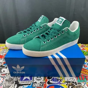 Adidas Stan CS Green Suede 9 Mens / 10.5 Women's