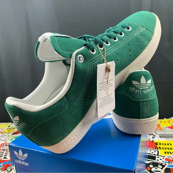 Adidas Stan CS Green Suede 9 Mens / 10.5 Women's