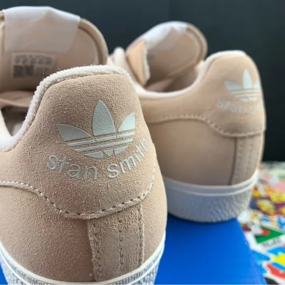 Adidas Stan Smith CS Tan Pink Suede Women's Various Sizes