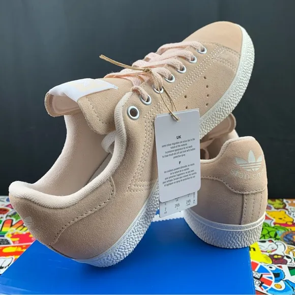 Adidas Stan Smith CS Tan Pink Suede Women's Various Sizes