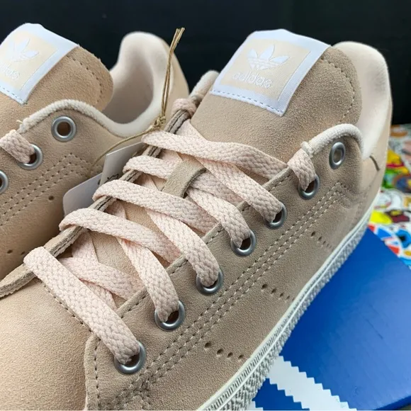 Adidas Stan Smith CS Tan Pink Suede Women's Various Sizes