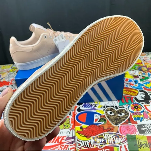Adidas Stan Smith CS Tan Pink Suede Women's Various Sizes