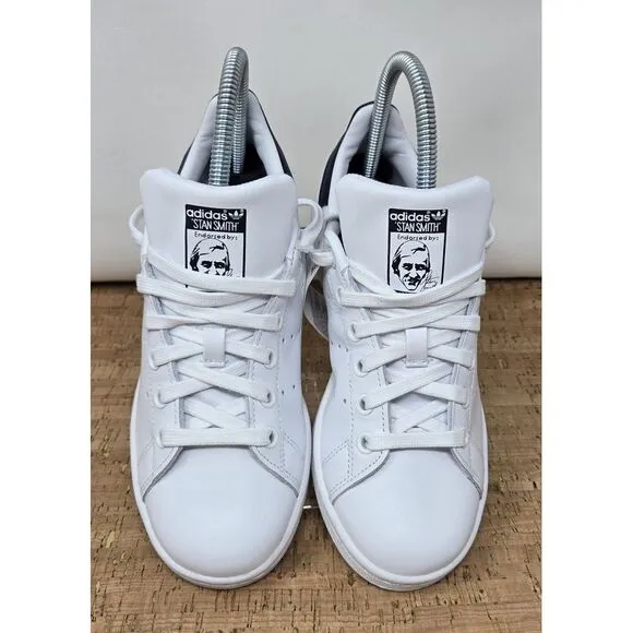 Adidas Stan Smith Originals Shoes Womens 5 White Casual Preppy Sneakers