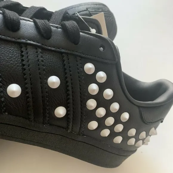 ADIDAS SUPERSTAR WOMEN SHOES FV3343 BLACK WHITE