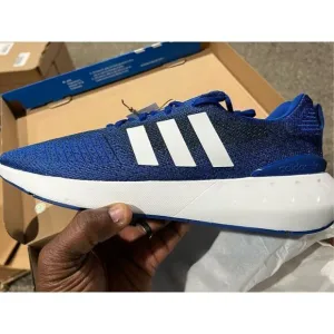 ADIDAS SWIFT RUN 22 LO SLIP-ON SNEAKER TRAINER MEN SHOES BLUE/WHITE SIZE 12 NEW
