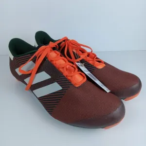 Adidas The Road Cycling Shoes Mens 10.5 Orange Brown Athletic Breathable Comfort