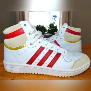 Adidas Top Ten High 'White Team‎ Victory Red' Sneakers - Size 5.5