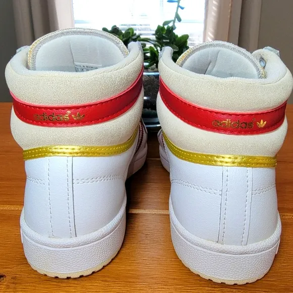 Adidas Top Ten High 'White Team‎ Victory Red' Sneakers - Size 5.5