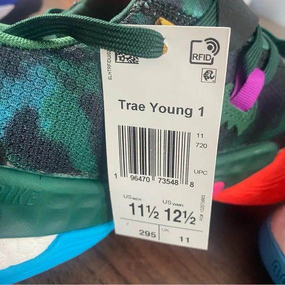 Adidas Trae Young 1 '96 Olympics Green Black Basketball Shoes IG3097 Men Sz 11.5
