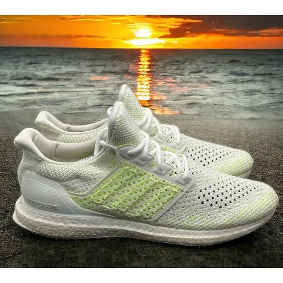 Adidas Ultra Boost Clima Cool Solar Yellow Run Shoes AQ0481 Fast Ship Men 13