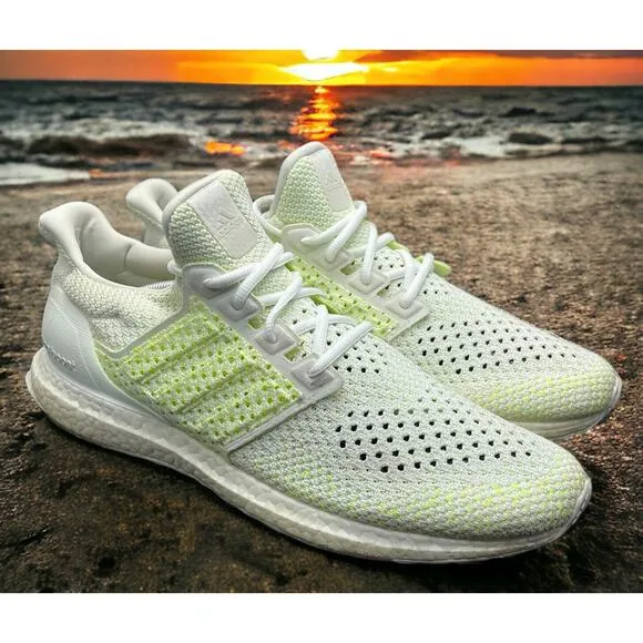 Adidas Ultra Boost Clima Cool Solar Yellow Run Shoes AQ0481 Fast Ship Men 13