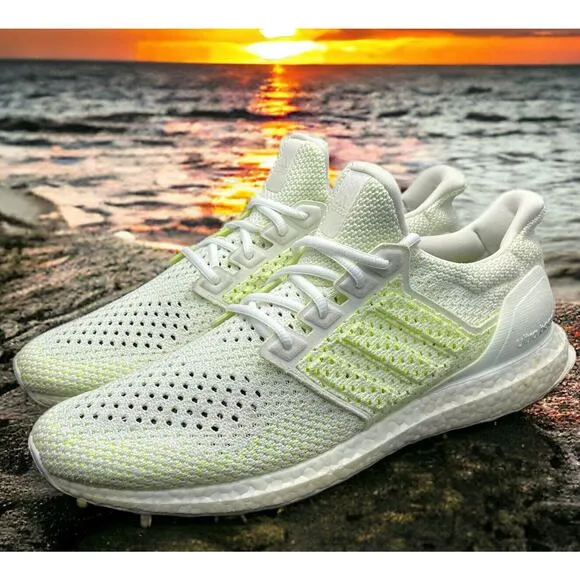Adidas Ultra Boost Clima Cool Solar Yellow Run Shoes AQ0481 Fast Ship Men 13