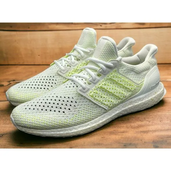Adidas Ultra Boost Clima Cool Solar Yellow Run Shoes AQ0481 Fast Ship Men 13