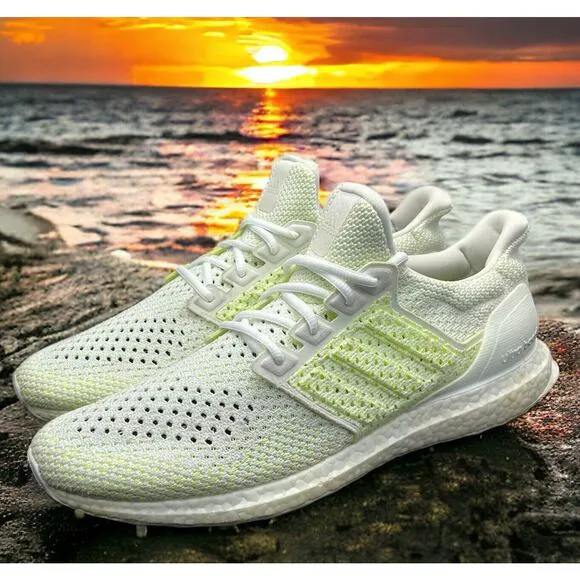 Adidas Ultra Boost Clima Cool Solar Yellow Run Shoes AQ0481 Fast Ship Men 13