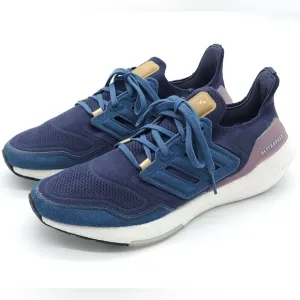 Adidas Ultraboost 22 Denim Shadow Navy White Running Shoes Women Size 11 GX9157