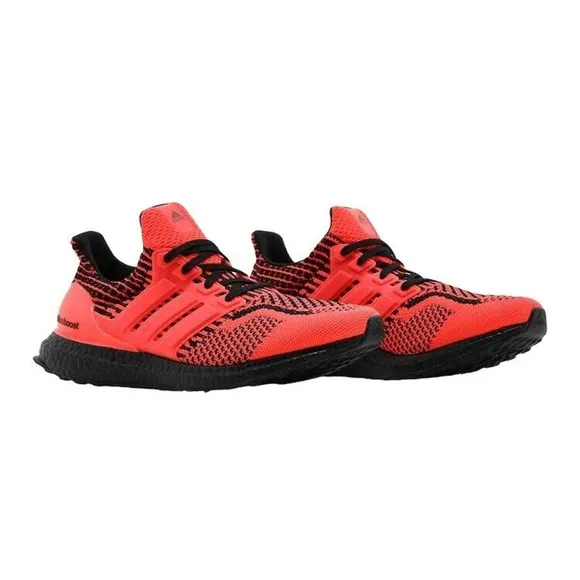 Adidas Ultraboost 5.0 DNA Solar Red Black Mens Running Shoes Size 8 G54961 NEW