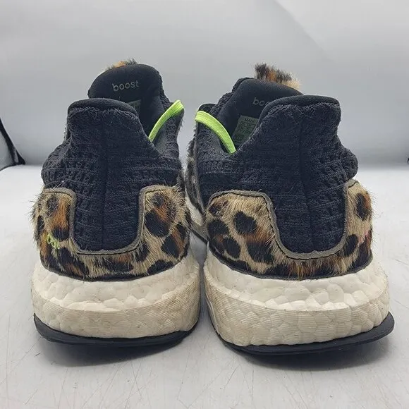 Adidas UltraBoost DNA Mens 5.5 Animal Pack Leopard Print Black Shoes FZ2731