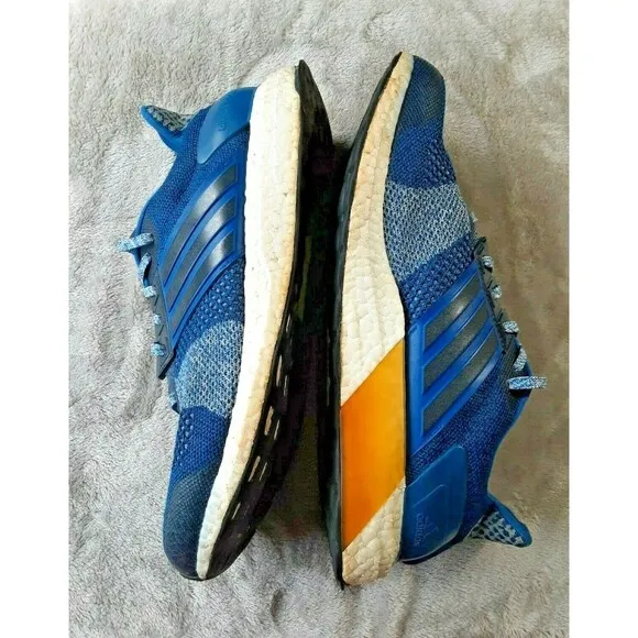 Adidas UltraBoost Men’s Sneakers Navy Blue Athletic Running Shoes Size 10.5