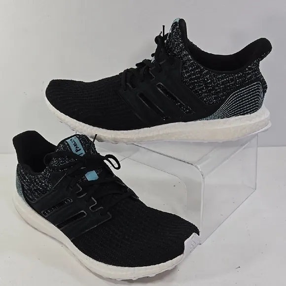 Adidas Ultrboost Parley Black &amp; Blue  Running Men's  Shoes 12