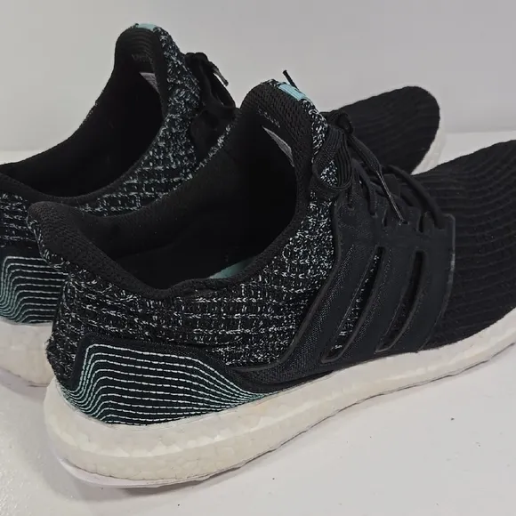 Adidas Ultrboost Parley Black &amp; Blue  Running Men's  Shoes 12