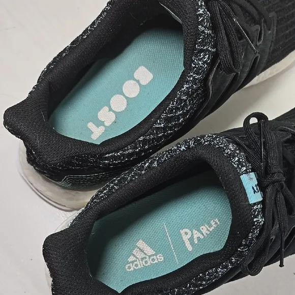 Adidas Ultrboost Parley Black &amp; Blue  Running Men's  Shoes 12