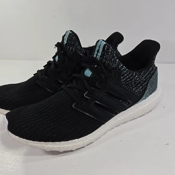 Adidas Ultrboost Parley Black &amp; Blue  Running Men's  Shoes 12