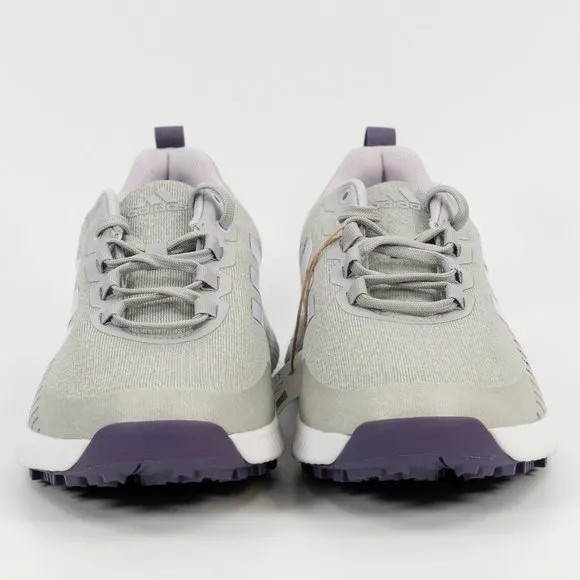 Adidas Women s Response Bounce 2.0 SL Golf 'Cloud White Purple Tint' Spikeless
