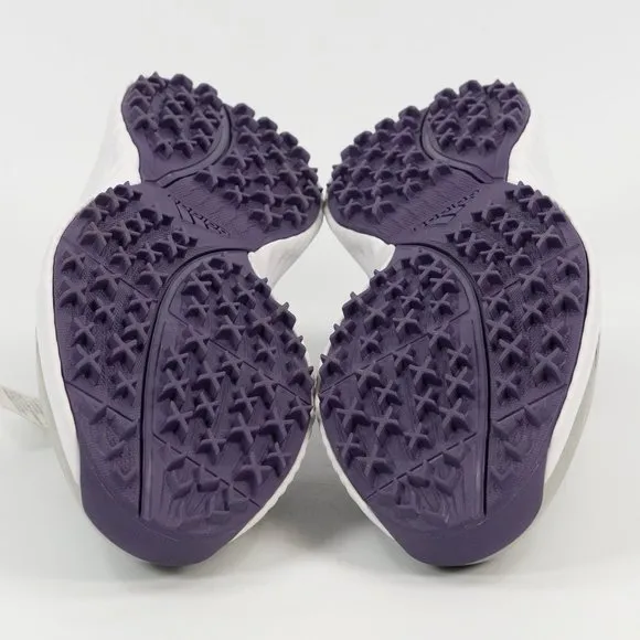 Adidas Women s Response Bounce 2.0 SL Golf 'Cloud White Purple Tint' Spikeless