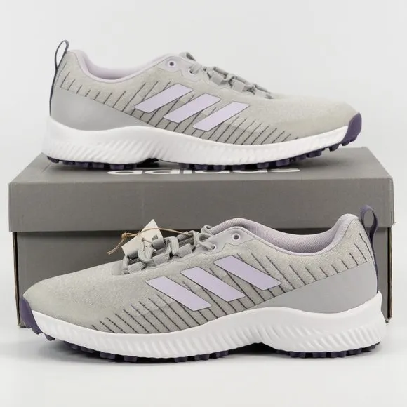 Adidas Women s Response Bounce 2.0 SL Golf 'Cloud White Purple Tint' Spikeless