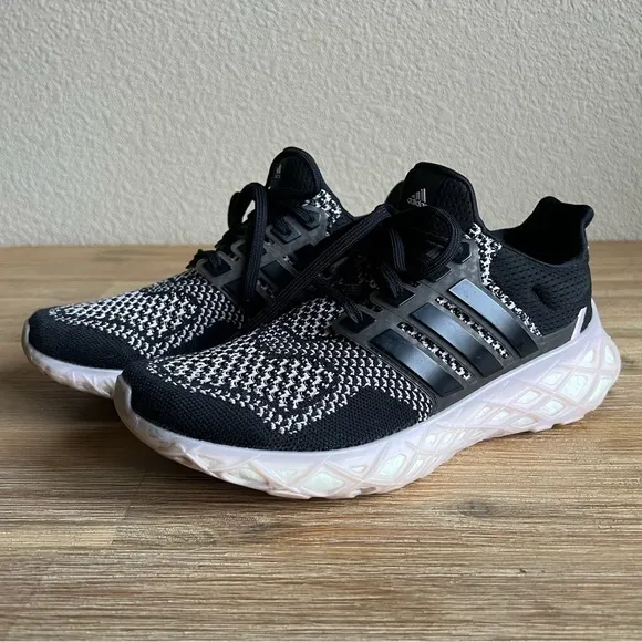 Adidas Women's Black and White Running Shoes