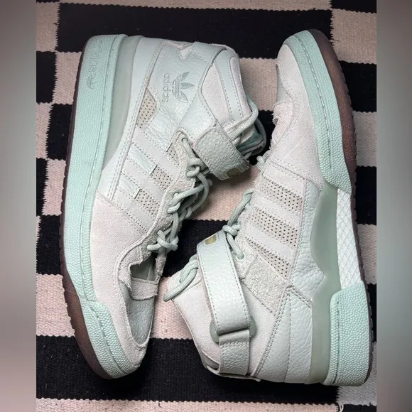 Adidas X Ivy Park Mint Green High-Top Sneakers Men Size 10 (Fits like a 9.5-10)