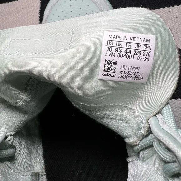 Adidas X Ivy Park Mint Green High-Top Sneakers Men Size 10 (Fits like a 9.5-10)