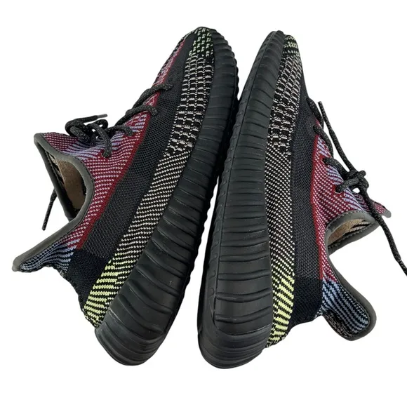 ADIDAS YEEZY Boost 350 V2 Multicolor Cloth Sneakers Marked 10 US Authenticated