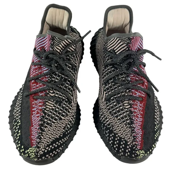 ADIDAS YEEZY Boost 350 V2 Multicolor Cloth Sneakers Marked 10 US Authenticated