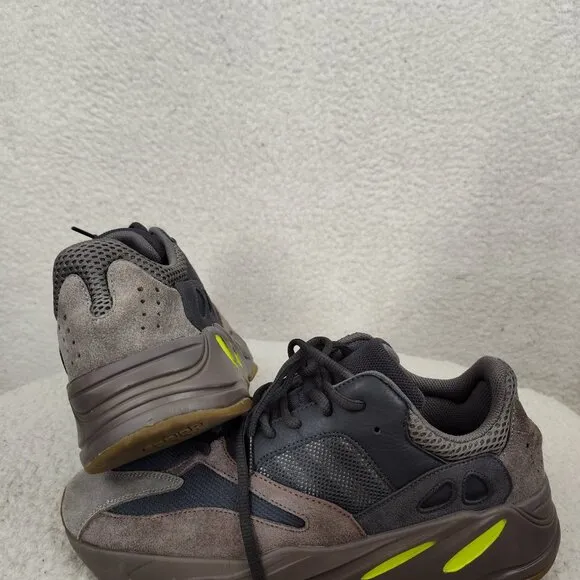Adidas Yeezy Boost 700v1 Men Sneakers 11 Gray Suede Lace Up Athletic Shoes