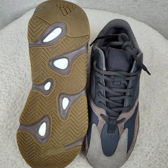 Adidas Yeezy Boost 700v1 Men Sneakers 11 Gray Suede Lace Up Athletic Shoes