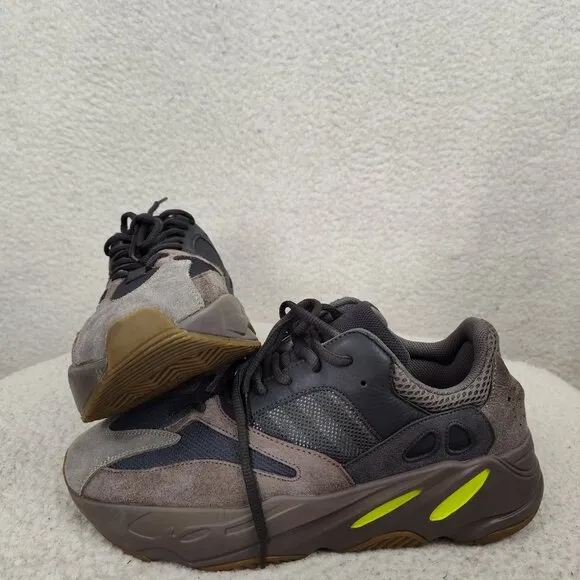 Adidas Yeezy Boost 700v1 Men Sneakers 11 Gray Suede Lace Up Athletic Shoes