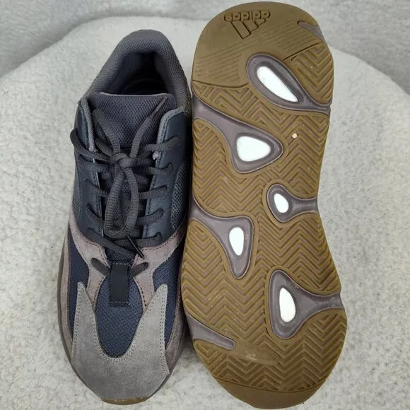 Adidas Yeezy Boost 700v1 Men Sneakers 11 Gray Suede Lace Up Athletic Shoes