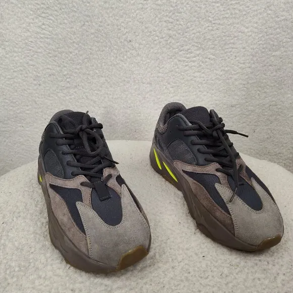 Adidas Yeezy Boost 700v1 Men Sneakers 11 Gray Suede Lace Up Athletic Shoes