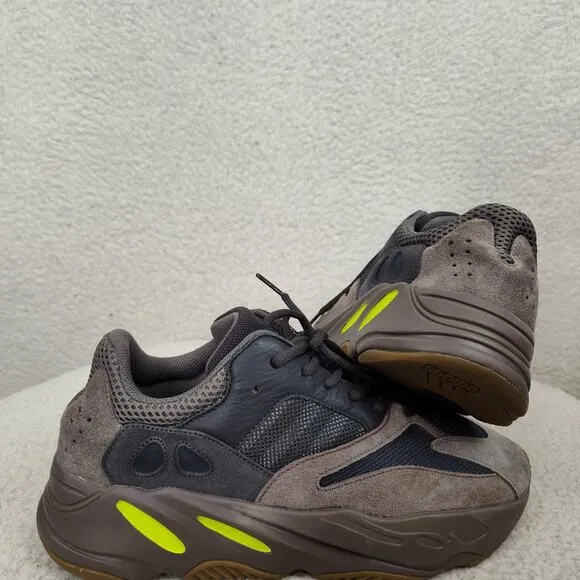 Adidas Yeezy Boost 700v1 Men Sneakers 11 Gray Suede Lace Up Athletic Shoes