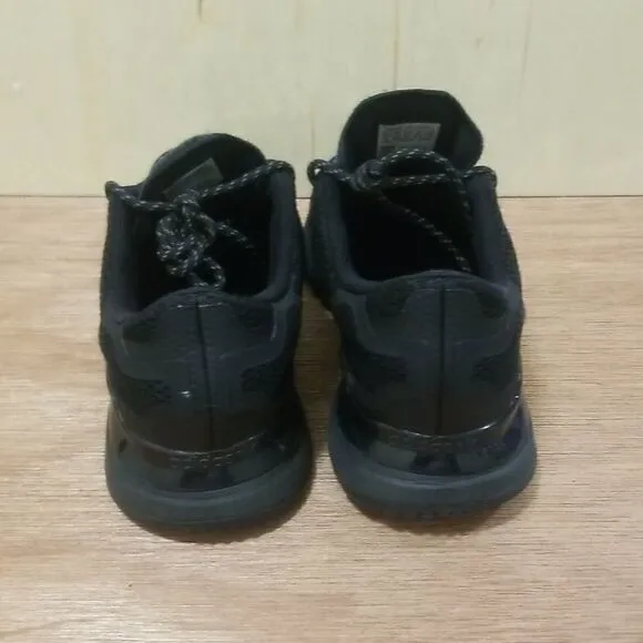 ADIDAS Originals Zx 750 Casual Shoes Triple Black Womens sz 6 1/2