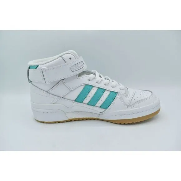 Adidas Originals Womens Size 10 Forum Mid Mint Gum White Shoes Sneakers GY3672