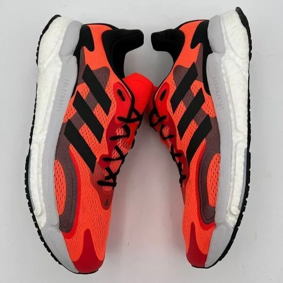 adidas SOLARBOOST 3 Shoes - Solar Red | Men's 13 running training Neon