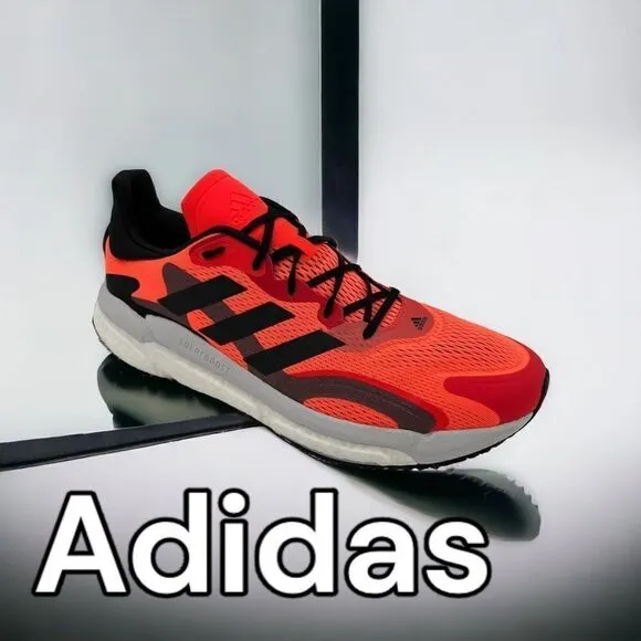 adidas SOLARBOOST 3 Shoes - Solar Red | Men's 13 running training Neon