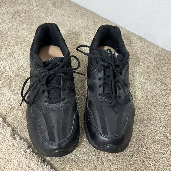 Aetrex Walking Shoes Mens Size 13 XW Black Support Comfort Athletic Style X801