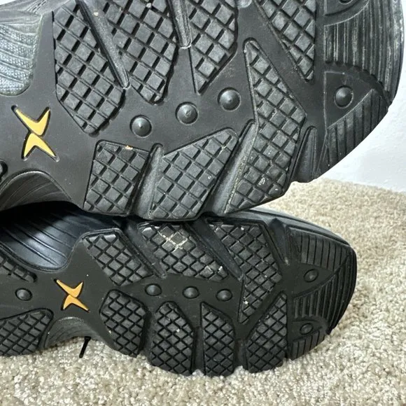 Aetrex Walking Shoes Mens Size 13 XW Black Support Comfort Athletic Style X801