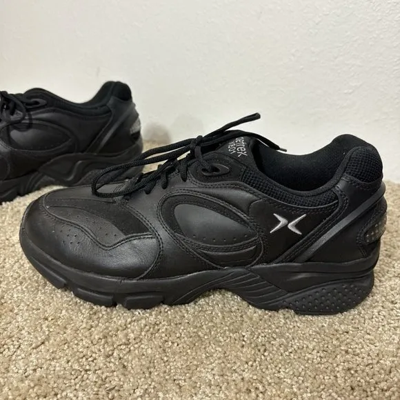 Aetrex Walking Shoes Mens Size 13 XW Black Support Comfort Athletic Style X801