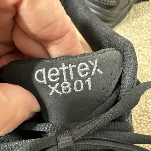 Aetrex Walking Shoes Mens Size 13 XW Black Support Comfort Athletic Style X801